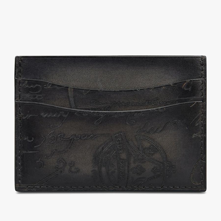 ベルルッティ Berluti バンブー ネオ スクリットレザーカードホルダー【nero grigio 】【送料無料】【正規品】の画像