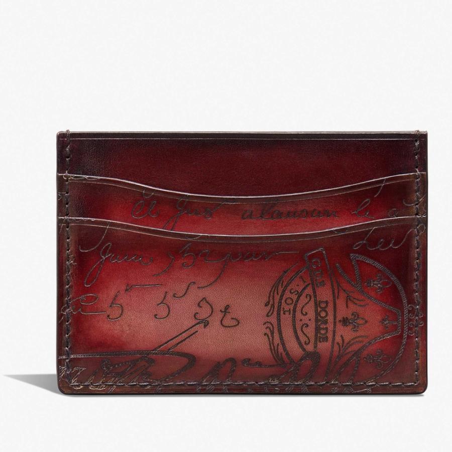 ベルルッティ Berluti バンブー ネオ スクリットレザーカードホルダー【light saint emilion 】【送料無料】【正規品】の画像