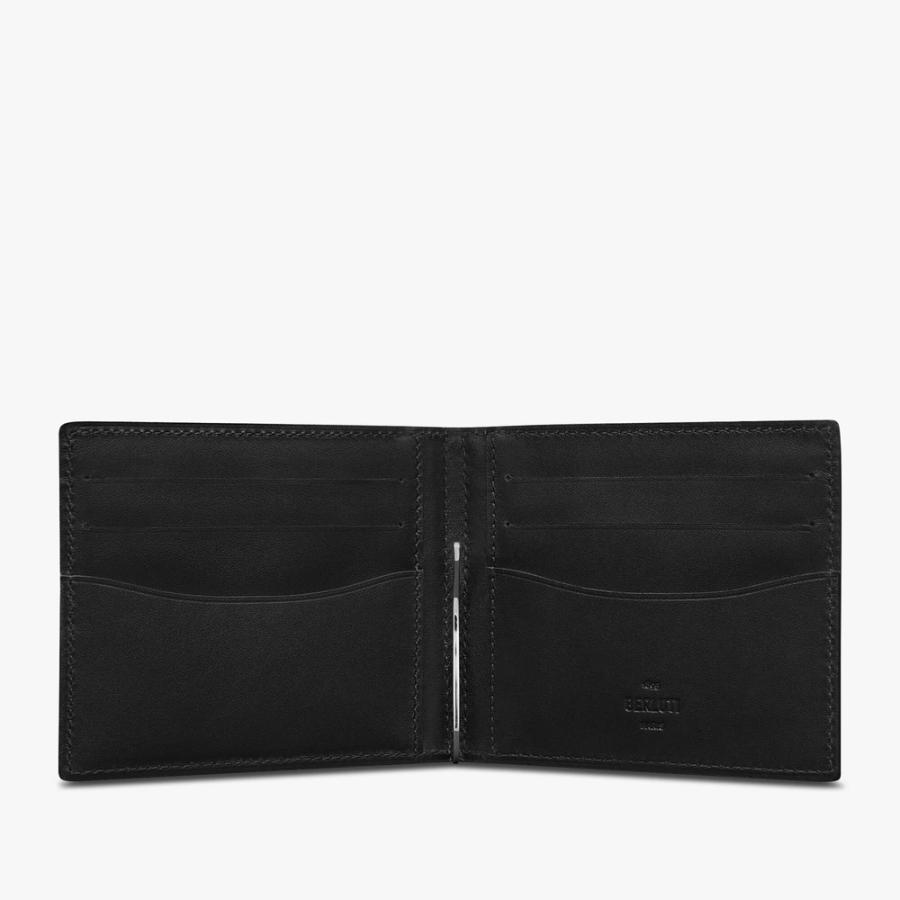 ベルルッティ Berluti フィギュア スクリットレザー コンパクトウォレット 財布【nero grigio 】【送料無料】【正規品】の画像
