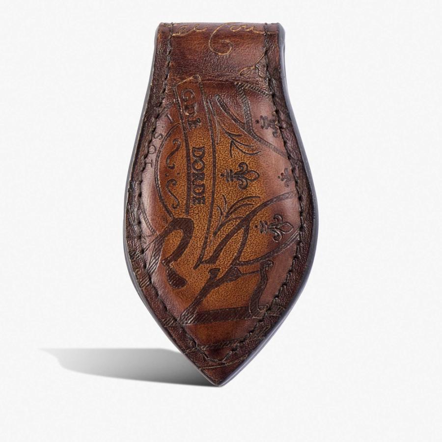 Berluti（ベルルッティ） ジュール スクリットレザー マネークリップ