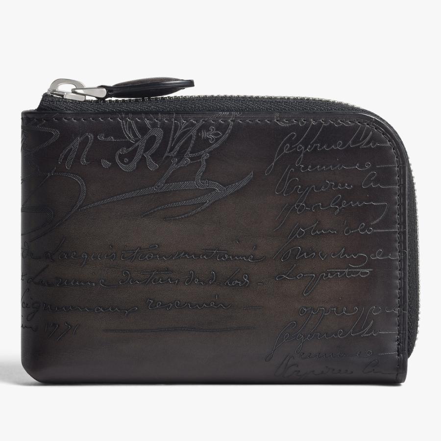 Berluti（ベルルッティ） ブナ スクリットレザー カードホルダー【nero