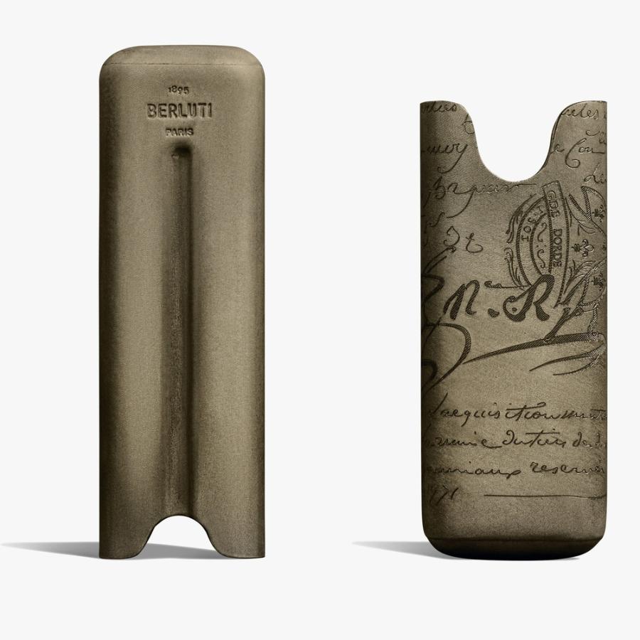 Berluti（ベルルッティ） シガーケース 2 スクリットレザー【sandstorm 