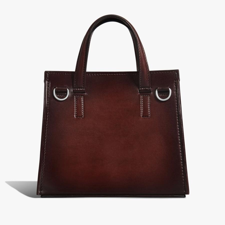 Berluti ベルルッティ　ブラウンレザー ハンドバッグ Berluti（ベルルッティ） ルティ 25 レザー メッセンジャーバッグ