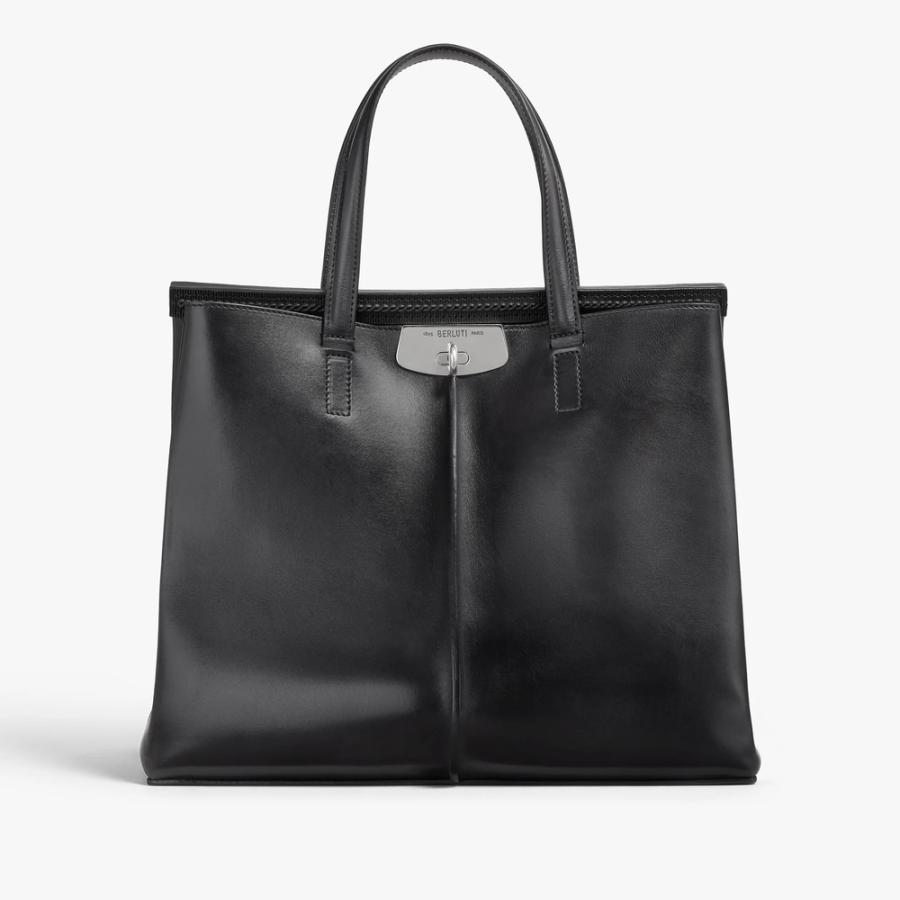 Berluti（ベルルッティ） ルッティ 38 レザーバッグ【nero grigio