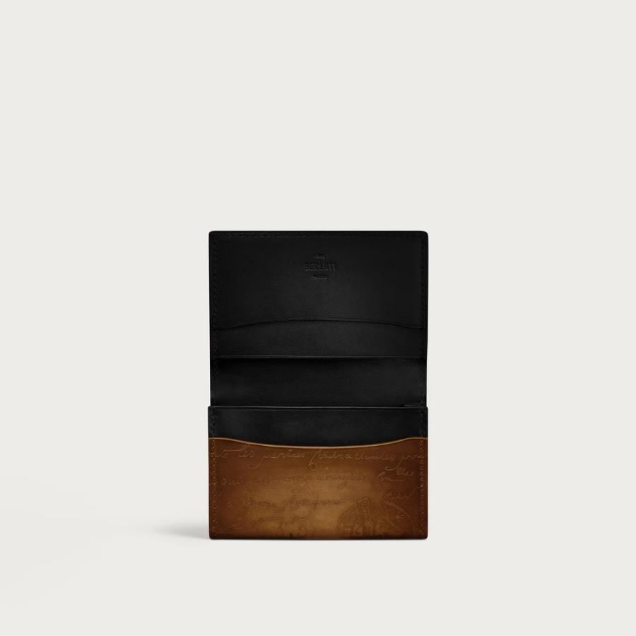 ベルルッティ Berluti インブイア フラップ カードホルダー【cacao intenso 】【送料無料】【正規品】の画像