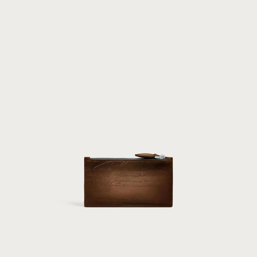 ベルルッティ Berluti コア マキシ ジップ カードホルダー【cacao intenso 】【送料無料】【正規品】の画像