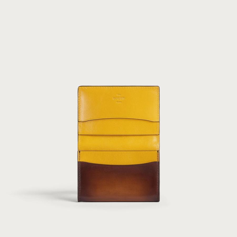 ベルルッティ Berluti インブイア アンディ フラップ カードホルダー【cacao intenso 】【送料無料】【正規品】の画像