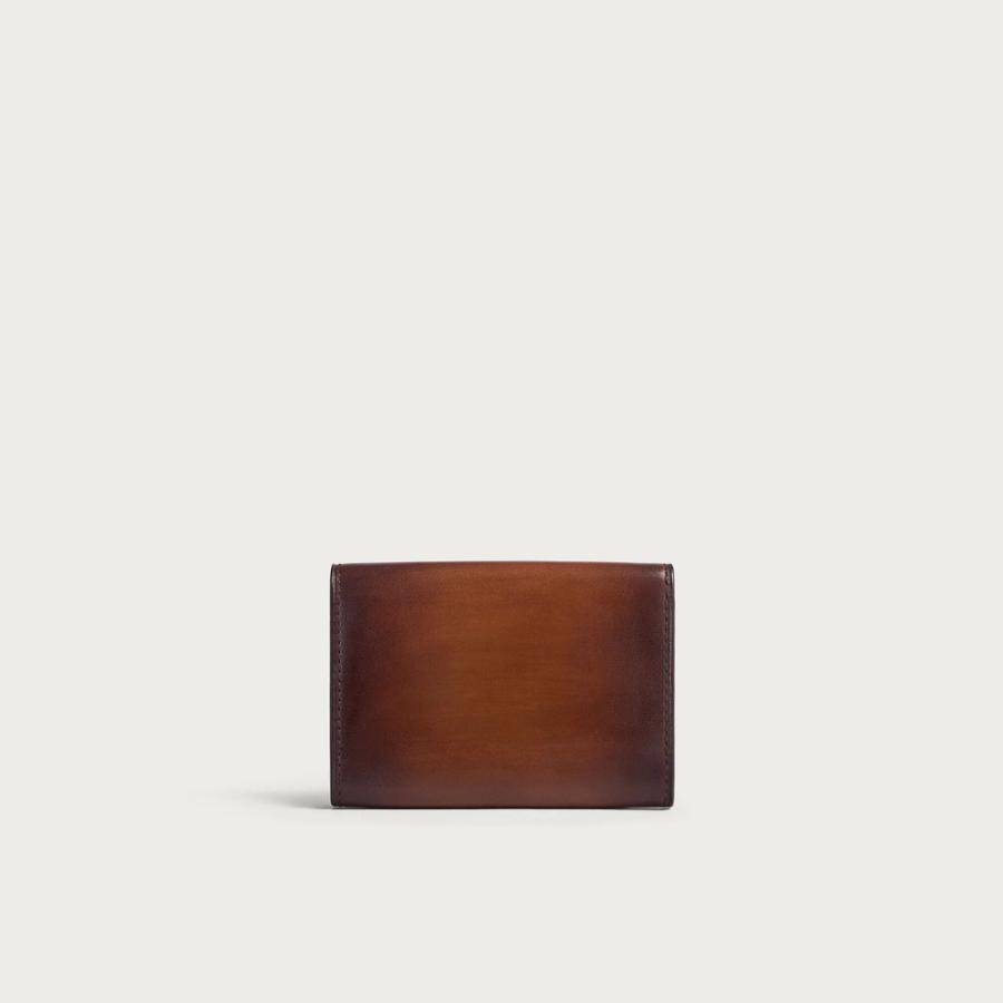 ベルルッティ Berluti インブイア アンディ フラップ カードホルダー【cacao intenso 】【送料無料】【正規品】の画像
