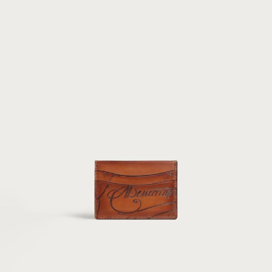 ベルルッティ Berluti バンブー カードホルダー【arancio vermiglio 】【送料無料】【正規品】の画像