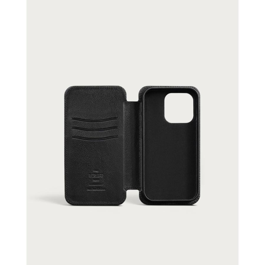 ベルルッティ Berluti iPhone 16 Pro Phone Folio【light aluminio 】【送料無料】【正規品】の画像