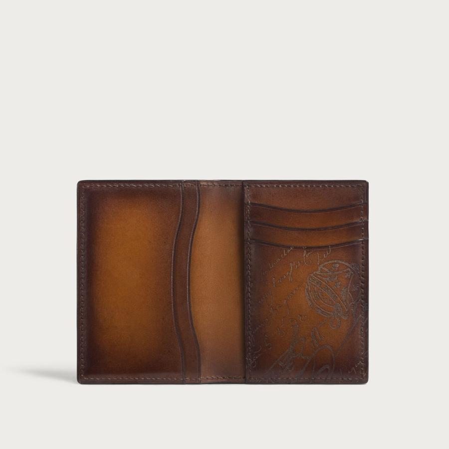 ベルルッティ Berluti ジャグア フラップ カードホルダー【black 】【送料無料】【正規品】の画像