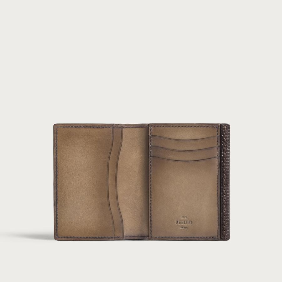 ベルルッティ Berluti ジャグア ルティ フラップ カードホルダー【selva oscura 】【送料無料】【正規品】の画像