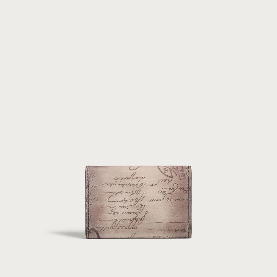 ベルルッティ Berluti インブイア フラップ カードホルダー【gris 】【送料無料】【正規品】の画像