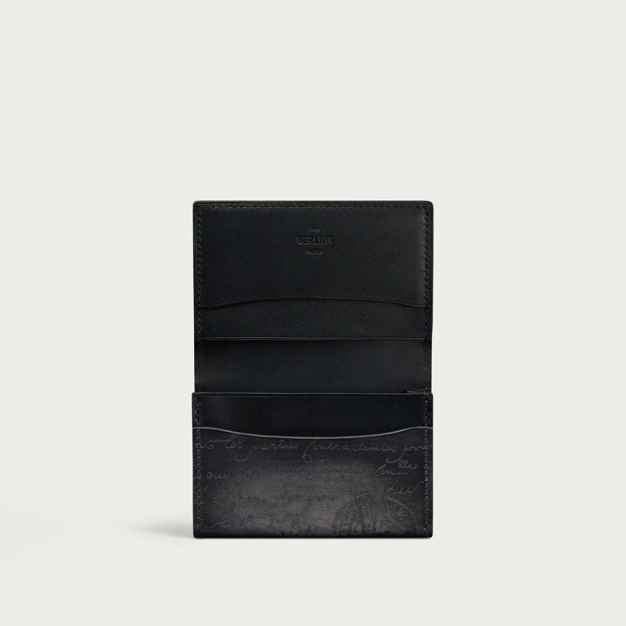 ベルルッティ Berluti インブイア フラップ カードホルダー【nero grigio 】【送料無料】【正規品】の画像