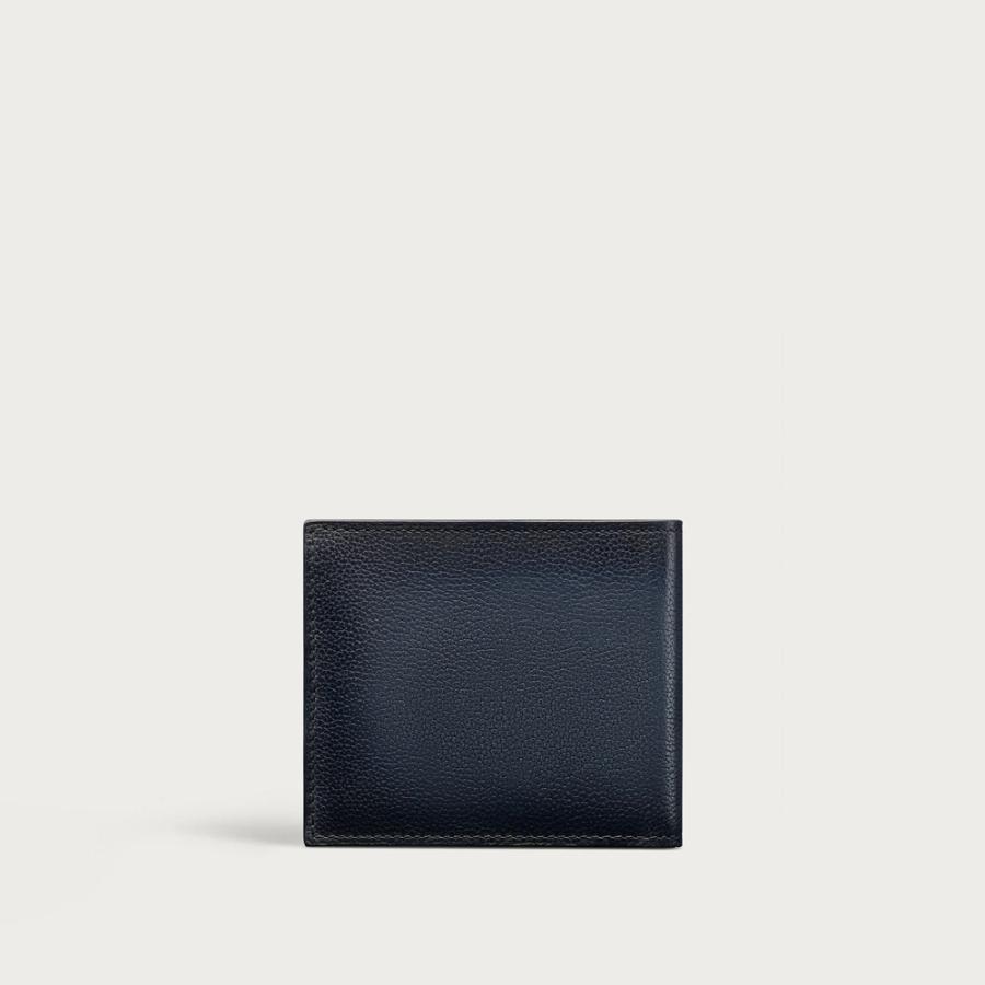 ベルルッティ Berluti マコレ フラップ コンパクトウォレット 財布【indigo denim 】【送料無料】【正規品】の画像