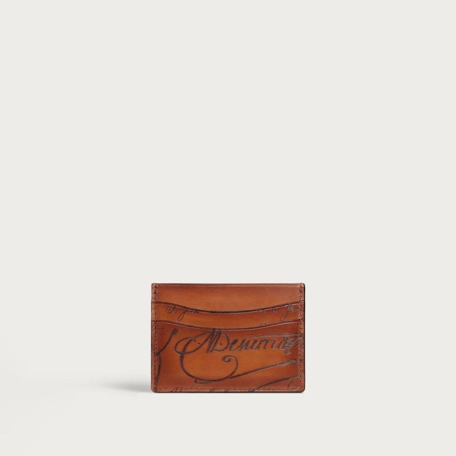 ベルルッティ Berluti バンブー カードホルダー【arancio vermiglio 】【送料無料】【正規品】の画像