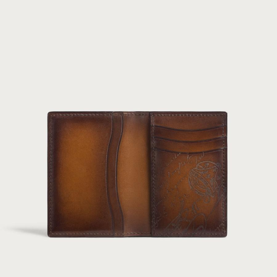 ベルルッティ Berluti ジャグア フラップ カードホルダー【black 】【送料無料】【正規品】の画像