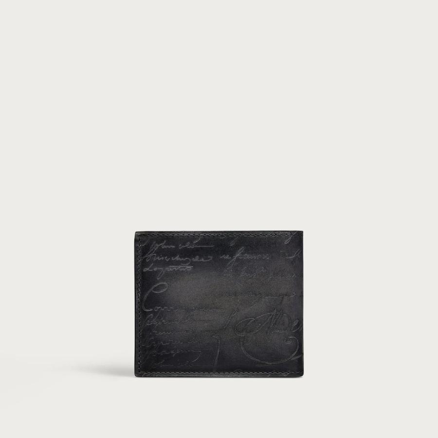 ベルルッティ Berluti マコレ フラップ コンパクトウォレット 財布【nero grigio 】【送料無料】【正規品】の画像