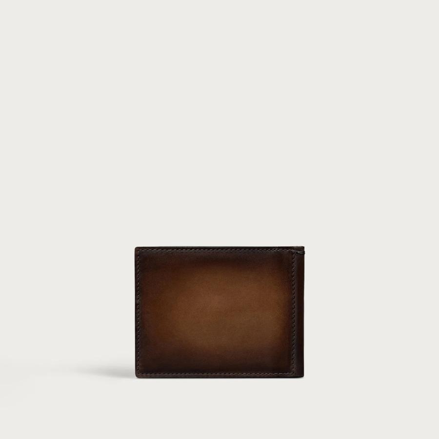 ベルルッティ Berluti フィギュア フラップ コンパクトウォレット 財布【cacao intenso 】【送料無料】【正規品】の画像
