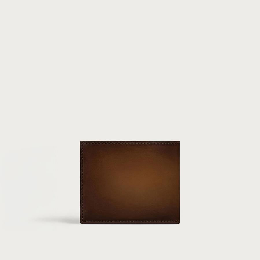 ベルルッティ Berluti マコレ スリム フラップ コンパクトウォレット 財布【cacao intenso 】【送料無料】【正規品】の画像