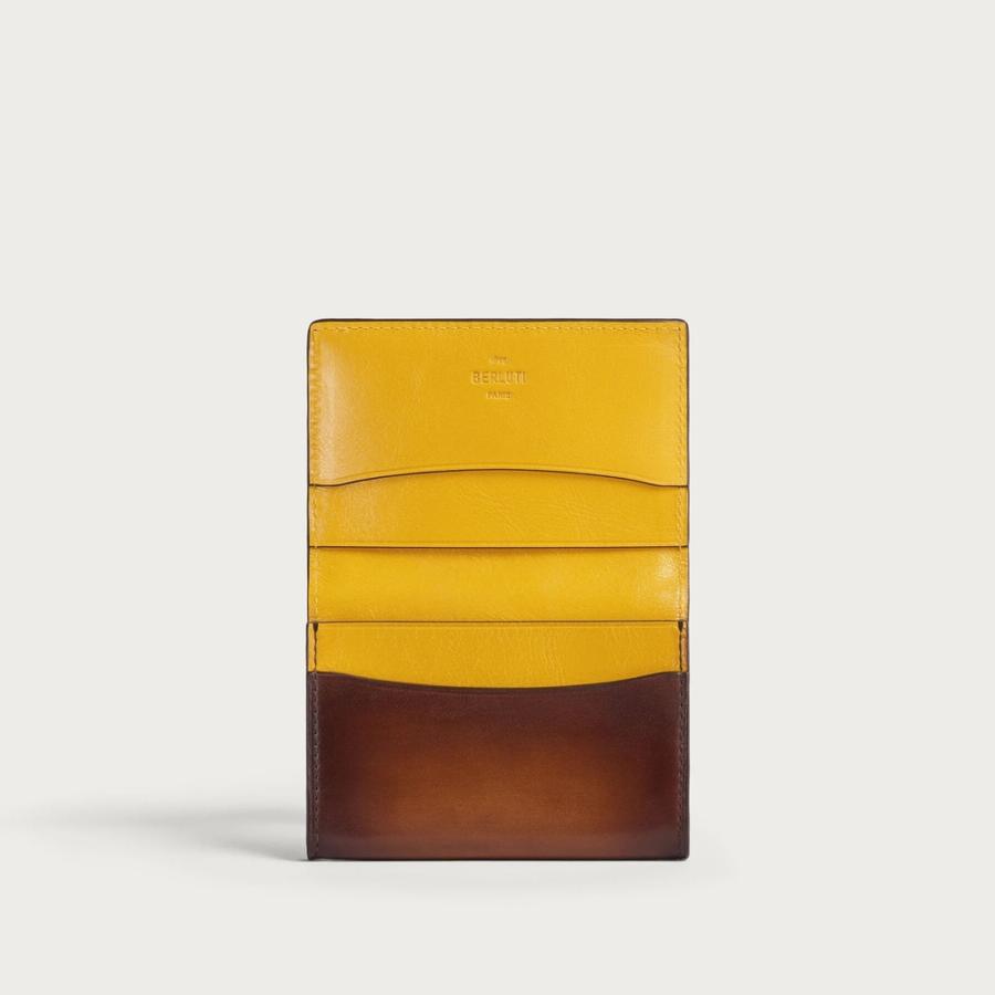 ベルルッティ Berluti インブイア アンディ フラップ カードホルダー【cacao intenso 】【送料無料】【正規品】の画像