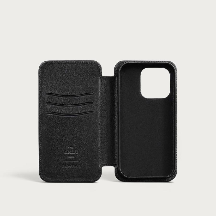 ベルルッティ Berluti iPhone 16 Pro Phone Folio【light aluminio 】【送料無料】【正規品】の画像