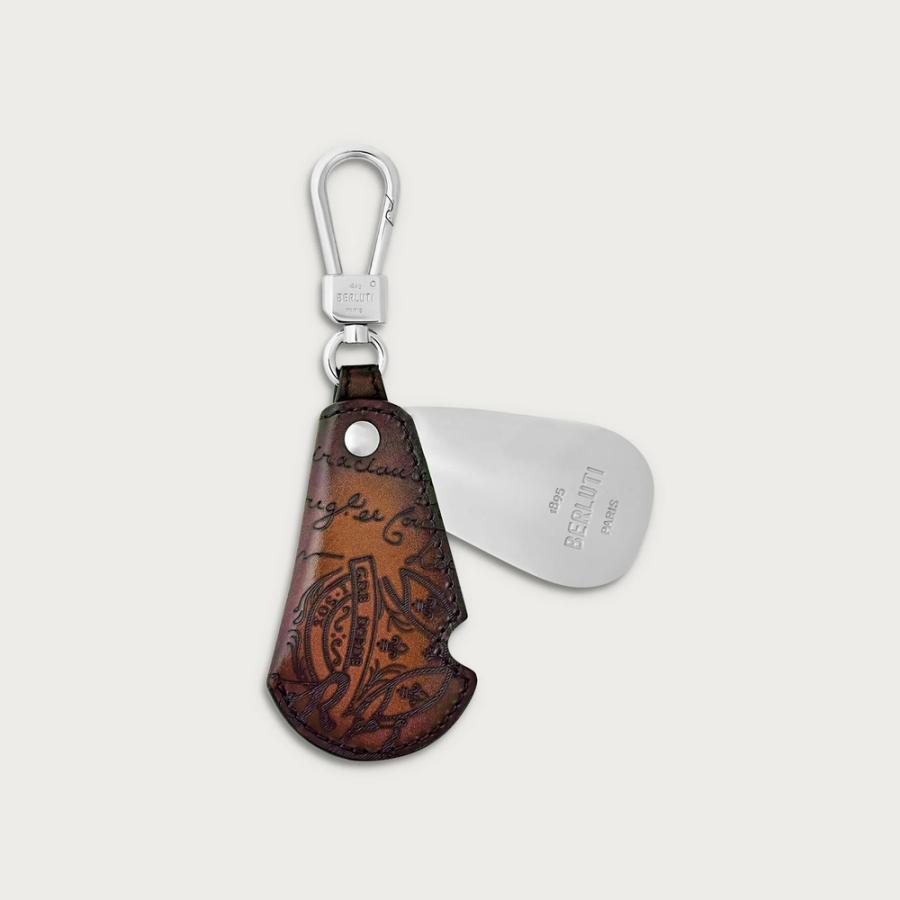 ベルルッティ Berluti シューホーン キーリング【cacao intenso 】【送料無料】【正規品】の画像