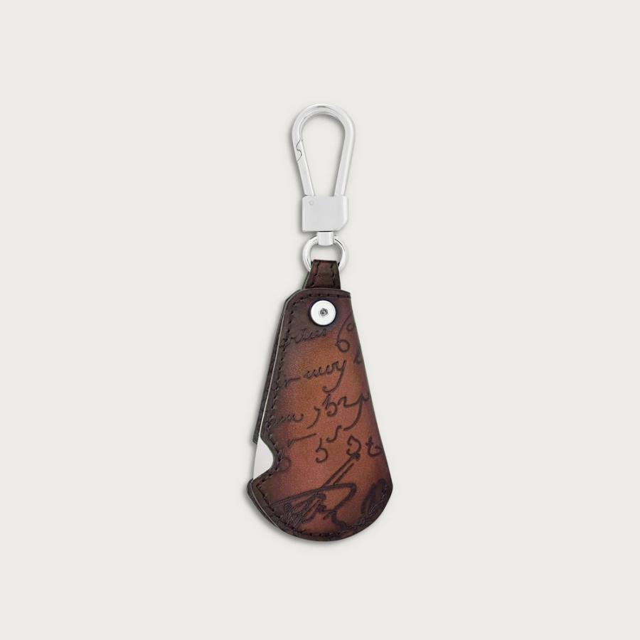 ベルルッティ Berluti シューホーン キーリング【cacao intenso 】【送料無料】【正規品】の画像