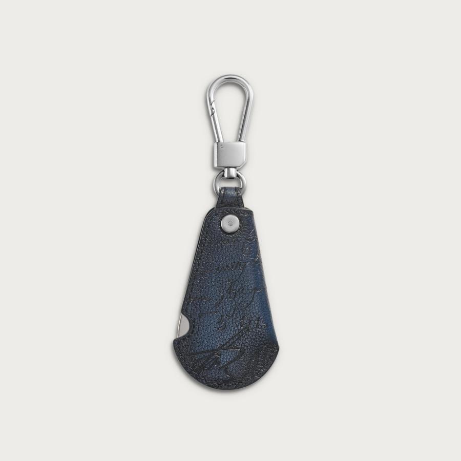 ベルルッティ Berluti シューホーン キーリング【indigo denim 】【送料無料】【正規品】の画像