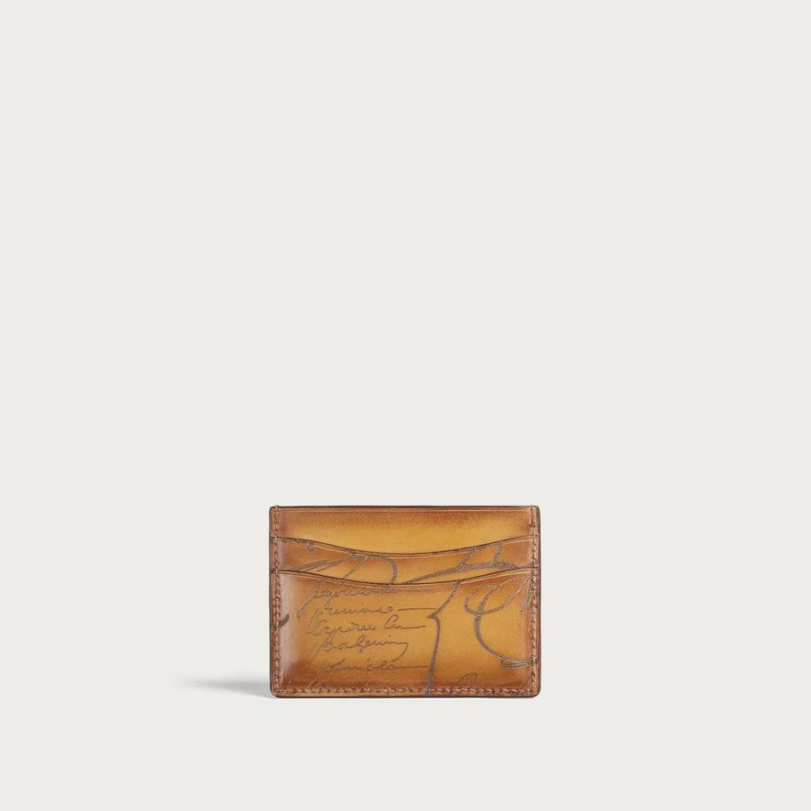 ベルルッティ Berluti バンブー カードホルダー【mustard 】【送料無料】【正規品】の画像