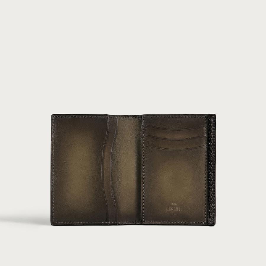 ベルルッティ Berluti ジャグア ルティ フラップ カードホルダー【legno bruciato 】【送料無料】【正規品】の画像