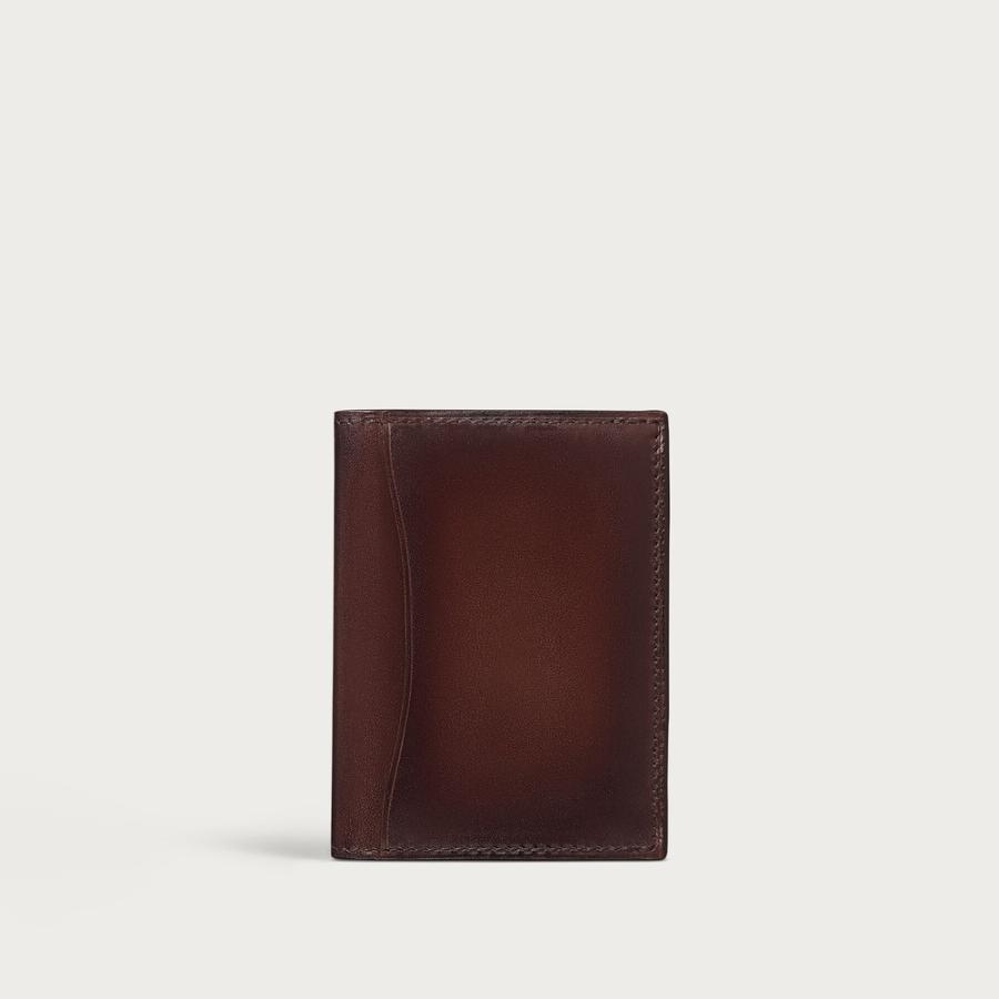 ベルルッティ Berluti ジャグア ルティ フラップ カードホルダー【legno bruciato 】【送料無料】【正規品】の画像