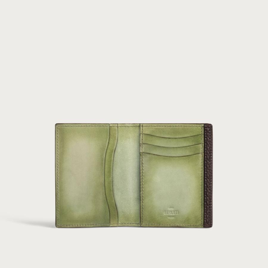 ベルルッティ Berluti ジャグア ルティ フラップ カードホルダー【gris 】【送料無料】【正規品】の画像