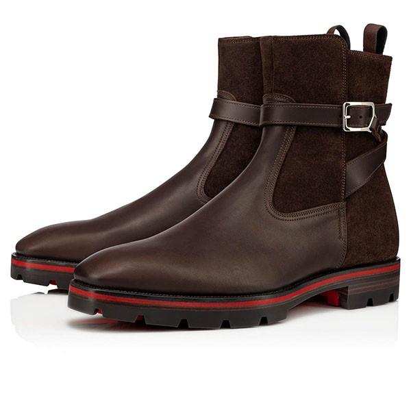 クリスチャンルブタン Christian Louboutin 春夏 メンズkicko Crocブーツ Brown 送料無料 正規品 Gatewayprimary Co Zw