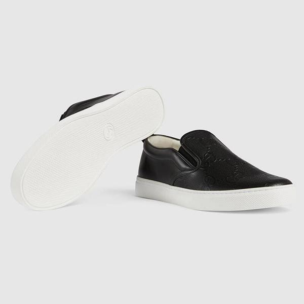 セール アウトレットオンライン グッチ 送料無料 正規品 Sneakerスリッポン Slip On Embossed Gucci メンズmens Gg 1xk 1000 いつ 買う Ameriaadvisory Am