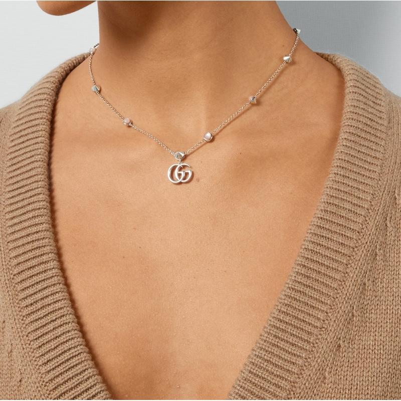 GUCCIダブルG マザーオブパールネックレス 【公式通販】