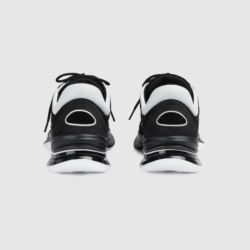 GUCCI グッチ メンズ RUN スニーカー【ブラック スエード GUCCI グッチ メンズ RUN スニーカー【ブラック スエード