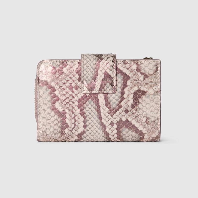 GUCCI グッチ レディース バンブー付き ダブルG パイソン GUCCI グッチ レディース バンブー付き ダブルG パイソン