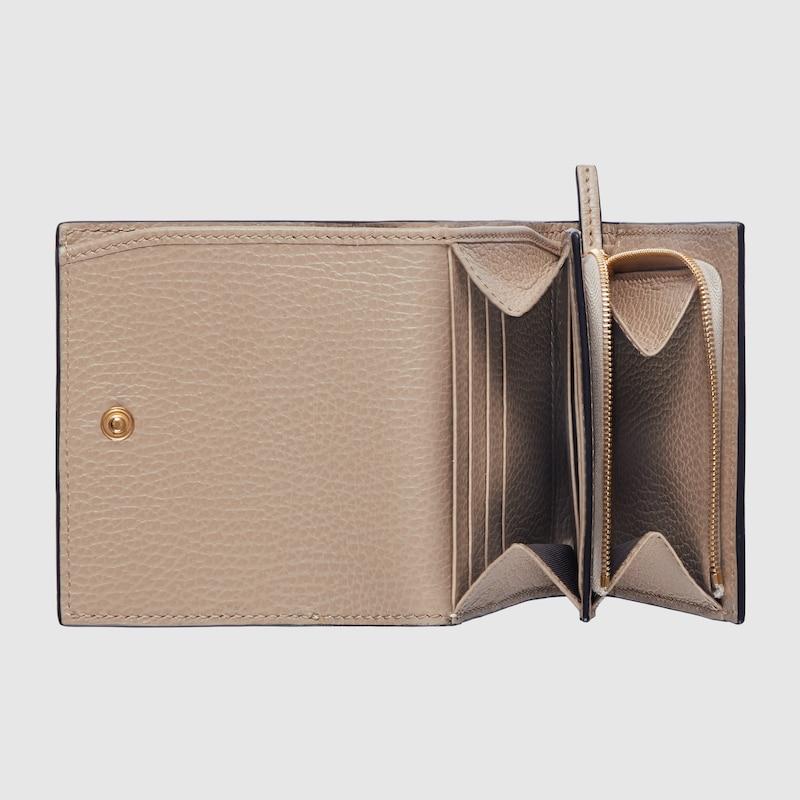 GUCCI グッチ レディース ダブルG バイカラー ミディアム ウォレット 