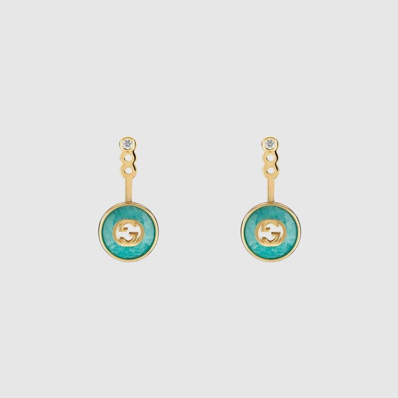 GUCCI（グッチ） レディース インターロッキング 18K ピアス