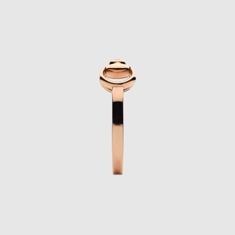 GUCCI（グッチ） レディース ホースビット 18K ダイヤモンド リング