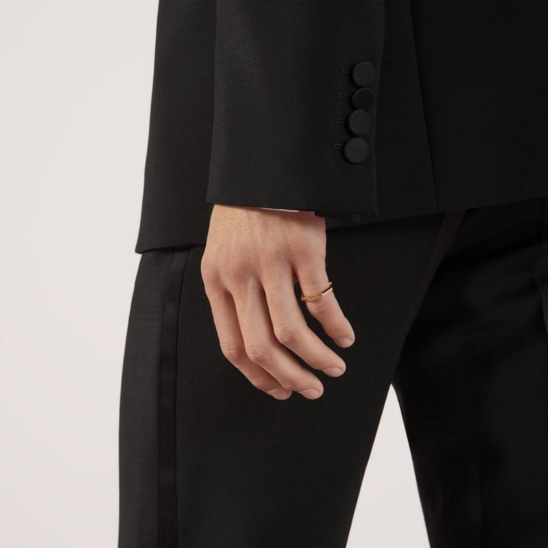 グッチ GUCCI レディース LINK TO LOVE ミラー リング【18K ピンクゴールド 】【送料無料】【正規品】の画像