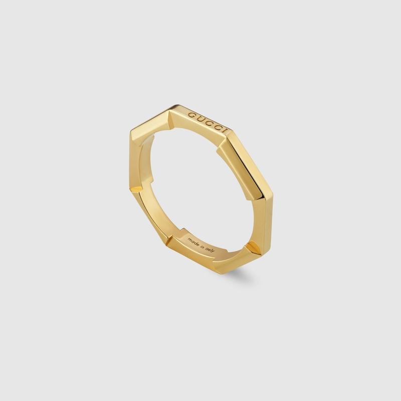 グッチ GUCCI レディース LINK TO LOVE ミラー リング【18K イエローゴールド 】【送料無料】【正規品】の画像