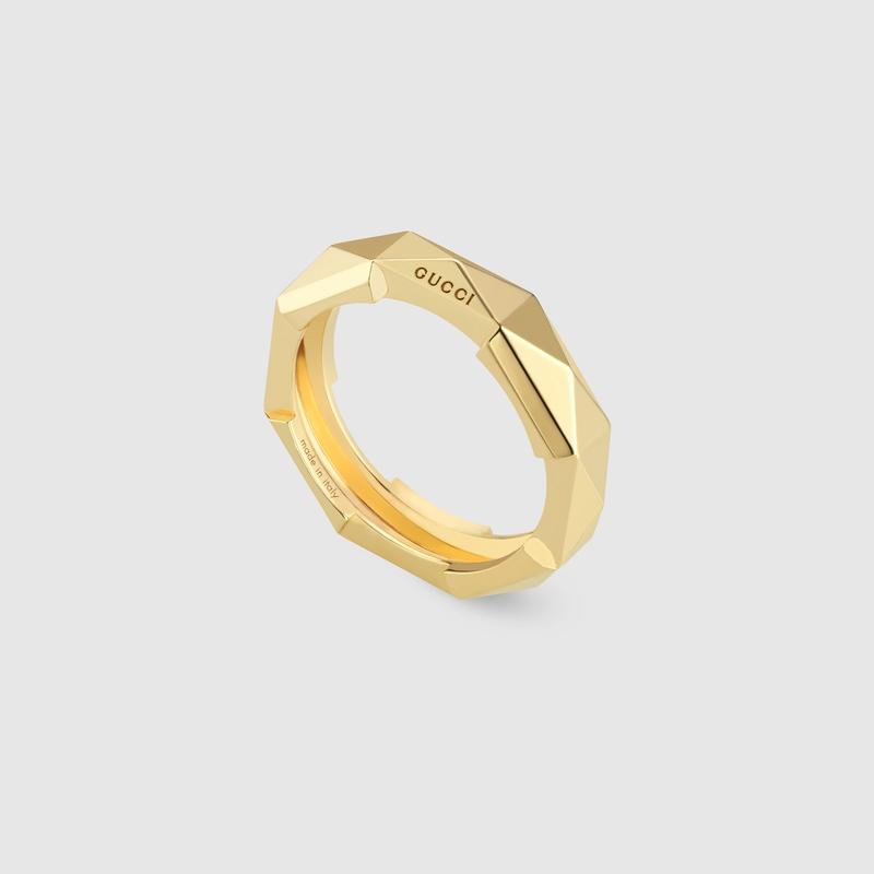GUCCI（グッチ） レディース LINK TO LOVE スタッズ リング【18K 