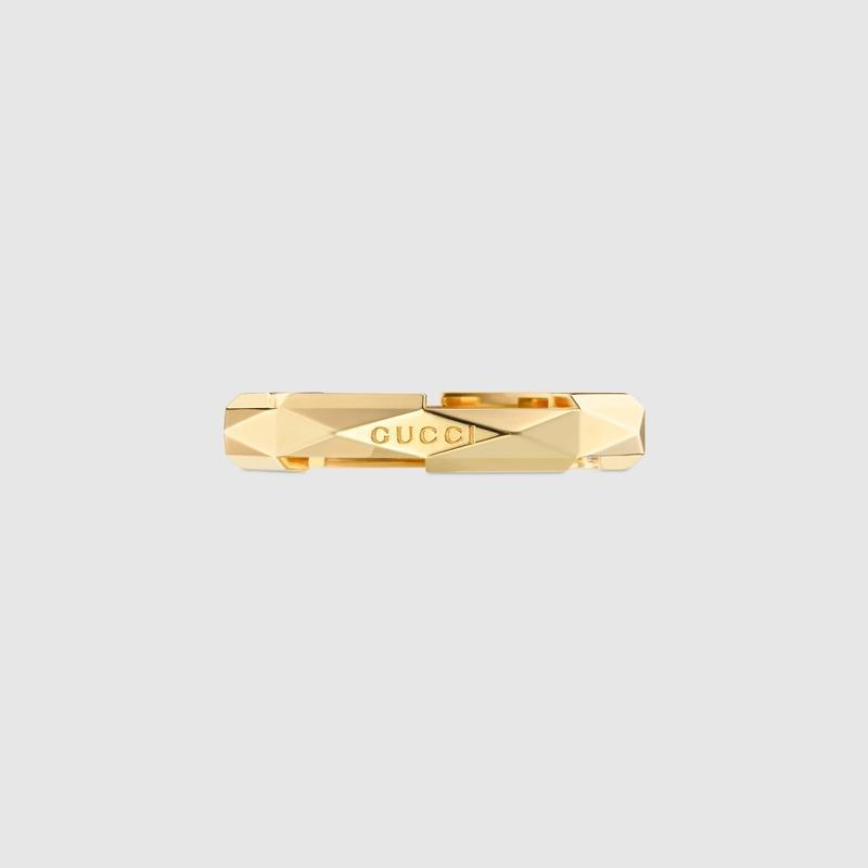GUCCI（グッチ） レディース LINK TO LOVE スタッズ リング【18K