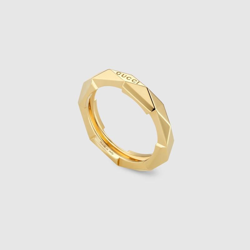 GUCCI（グッチ） レディース LINK TO LOVE スタッズ リング【18K