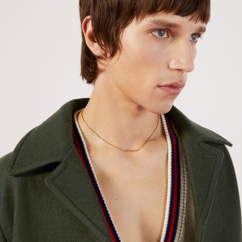 GUCCI（グッチ） レディース LINK TO LOVE GUCCI バー付き ネックレス