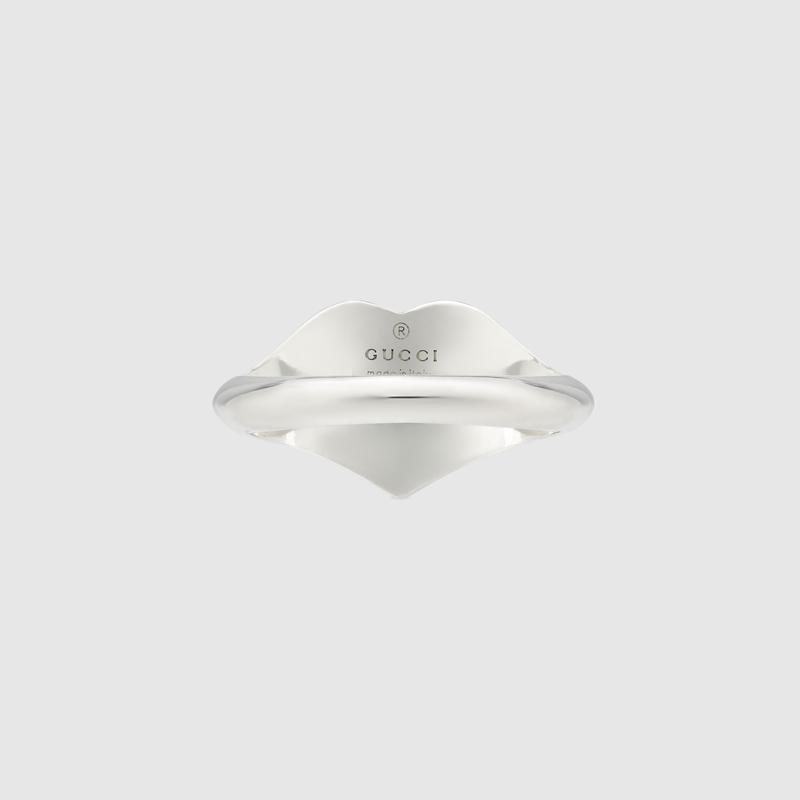 GUCCI（グッチ） レディース インターロッキングG ハート付き リング