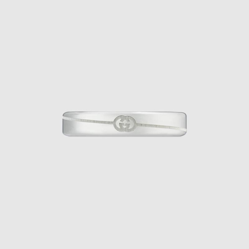 GUCCI（グッチ） レディース ダイアゴナル インターロッキングG スリム