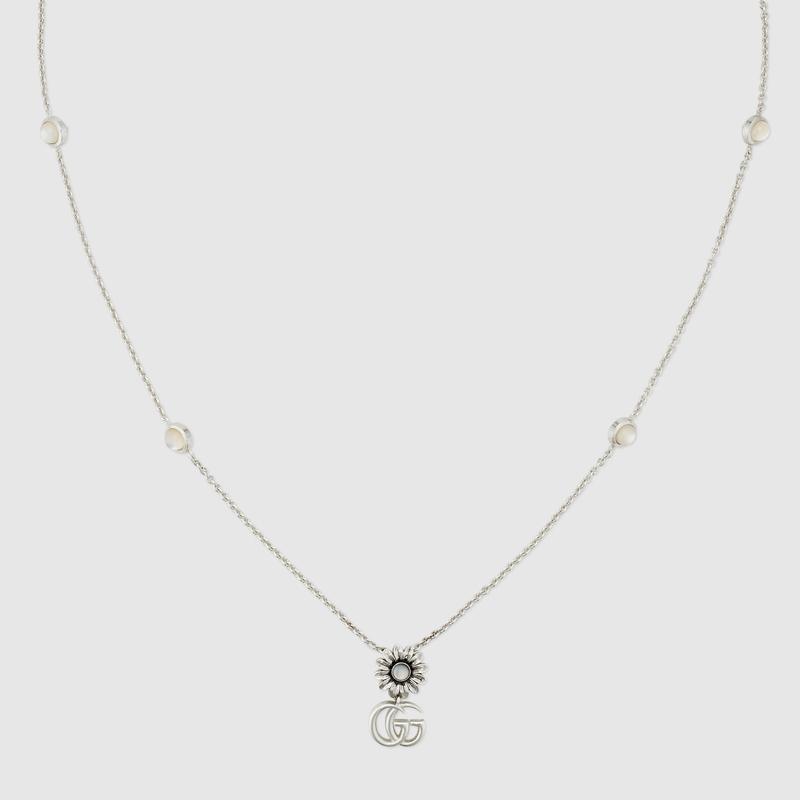GUCCI（グッチ） レディース ダブルG マザーオブパール ネックレス